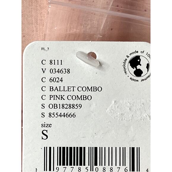 NWT Free People Stars Align blouse in pink combo, size S - Picture 4 of 12